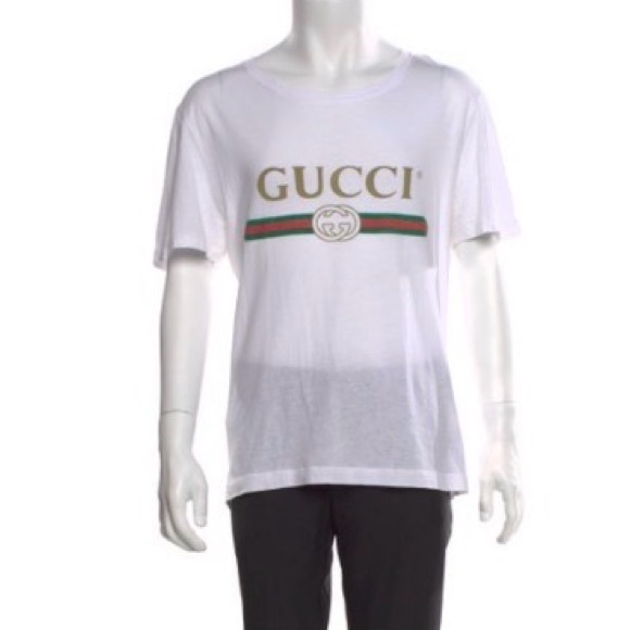Gucci Other - Gucci Men’s White Tee with Iconic Logo sz. S (Authentic)